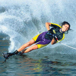 Rhoni Barton Slalom Skiing