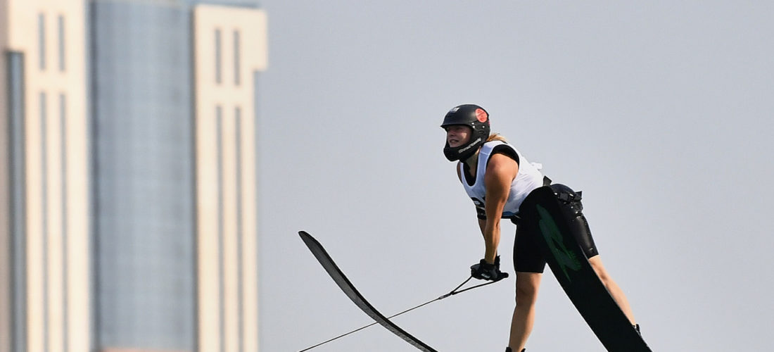 Sasha Danisheuskaya Waterski Jump