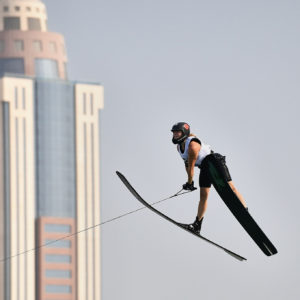 Sasha Danisheuskaya Waterski Jump