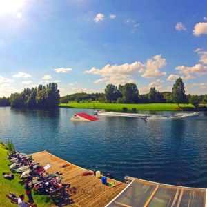 Hazelwoods lake in England