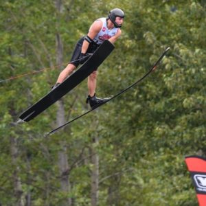 Joel Poland waterski jumping