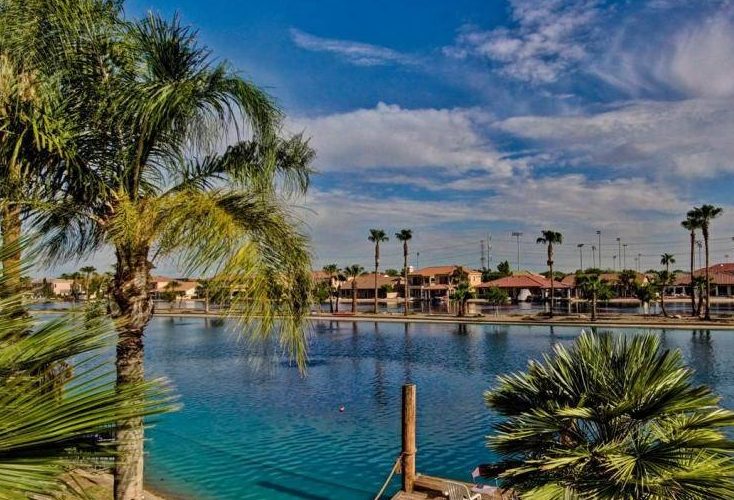 Waterskiing has moved to private paradises like Crystal Point in Arizona