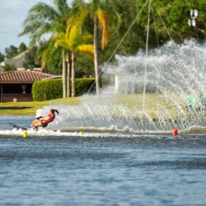 Canada's Jaimee Bull has had success on the Waterski Pro Tour