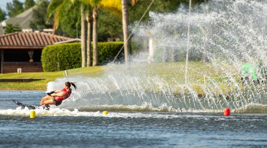 Canada's Jaimee Bull has had success on the Waterski Pro Tour