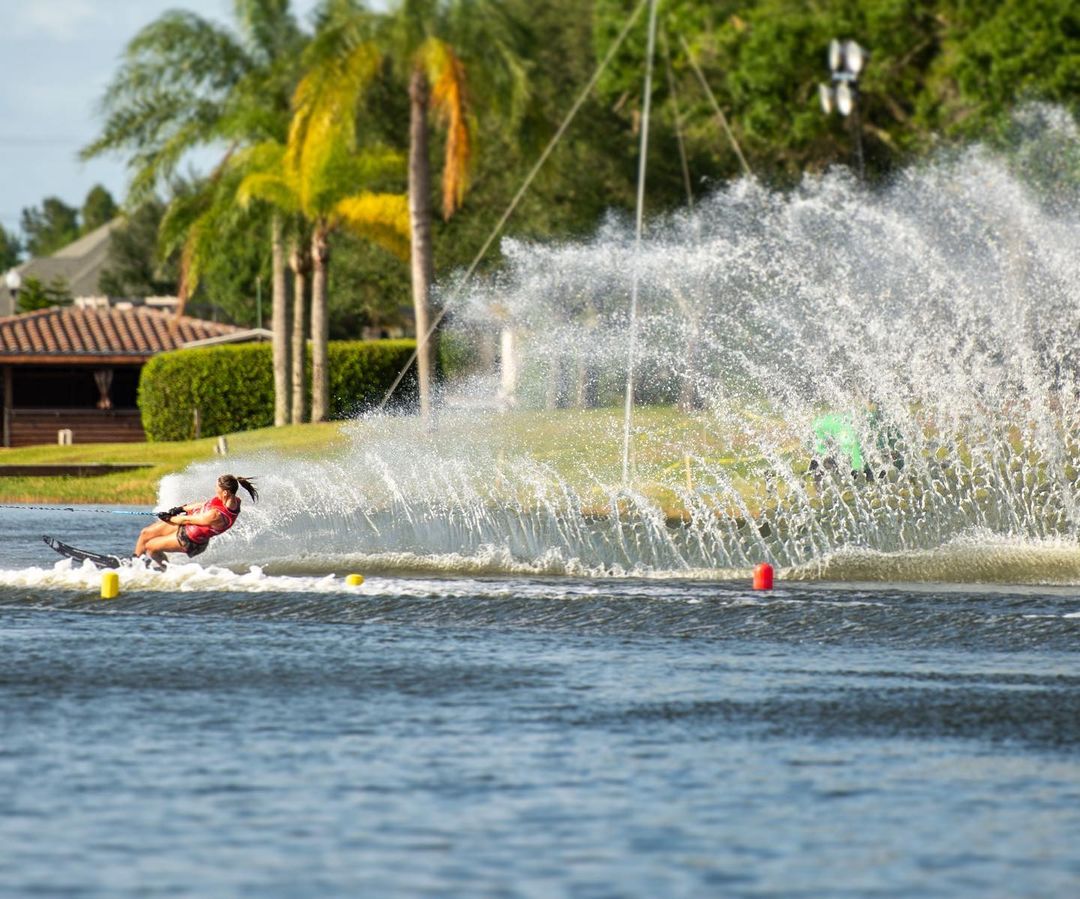 Canada's Jaimee Bull has had success on the Waterski Pro Tour