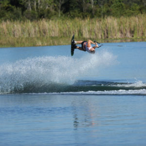 Joel Poland tricks at the 2021 World Championships