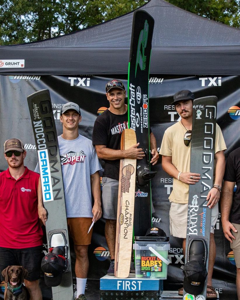 Men's Jump podium at the 2023 Malibu Open