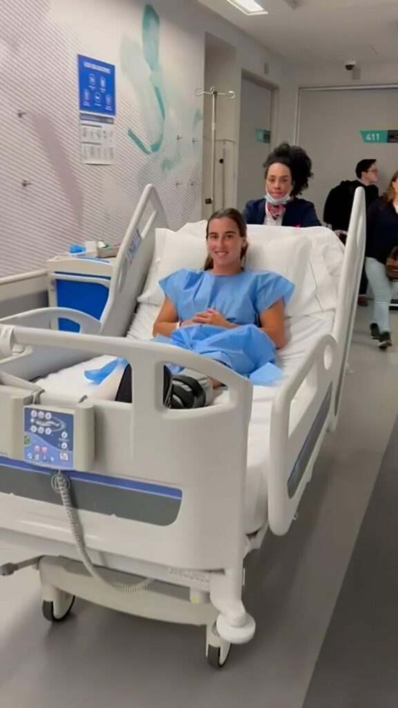 Valentina Gonzalez retuned home to Chile for surgery on her ankle