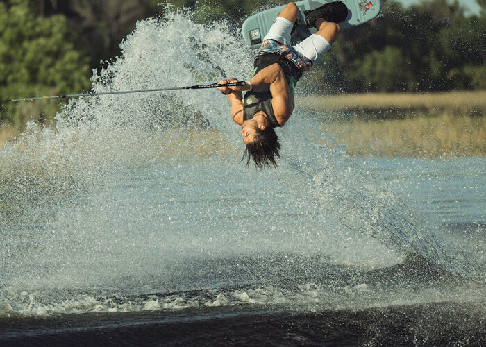 Joel Poland flipping on his Radar Graviton