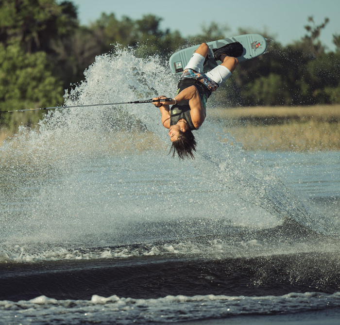 Joel Poland flipping on his Radar Graviton