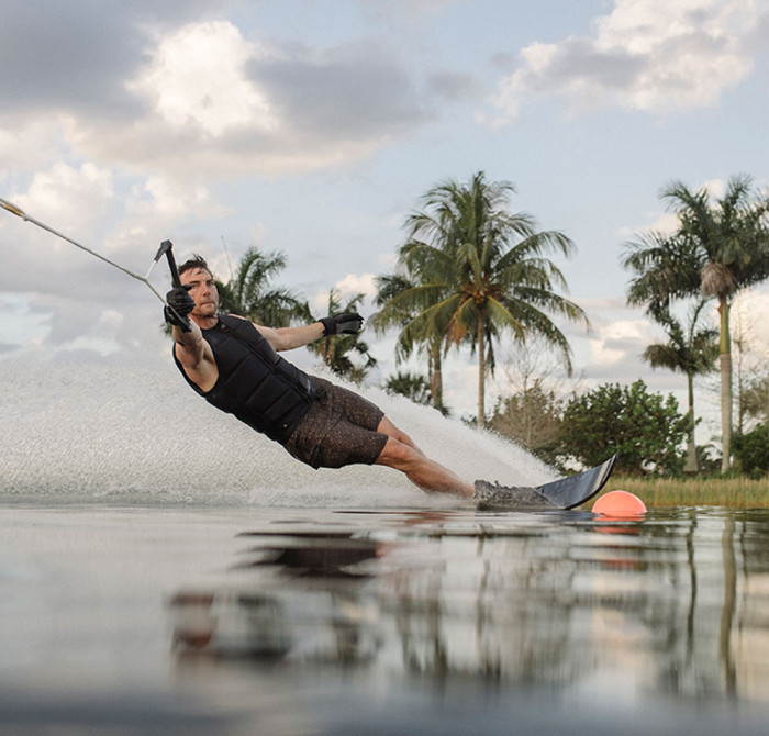 Chris Rossi was a regular on professional water ski podiums in the 2010s