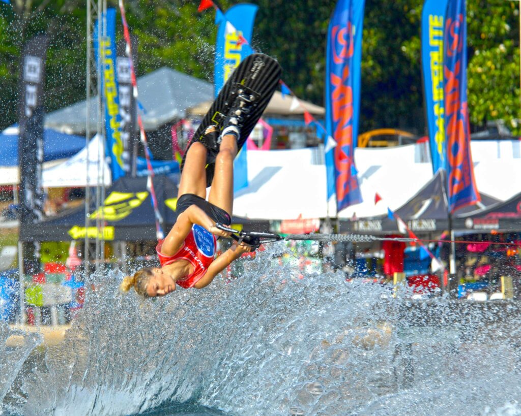 Iris Cambray won the Masters Waterski tournament as a teenager