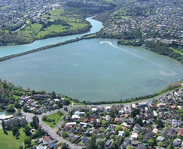 The Orakei Basin in Auckland