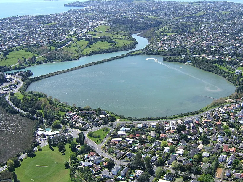 The Orakei Basin in Auckland