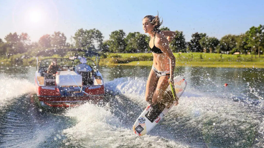 Neilly Ross is the most popular water skier in the world right now.