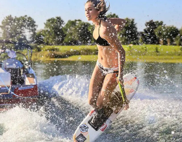 Neilly Ross is the most popular water skier in the world right now.