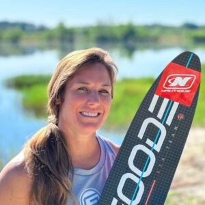 Regina Jaquess signs with Nautique Boats