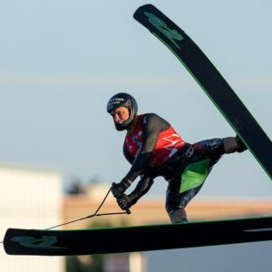 Freddy Krueger jumps at the 2024 WWS Canada Cup (@johnnyhaywardphoto)