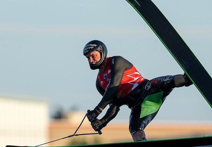 Freddy Krueger jumps at the 2024 WWS Canada Cup (@johnnyhaywardphoto)