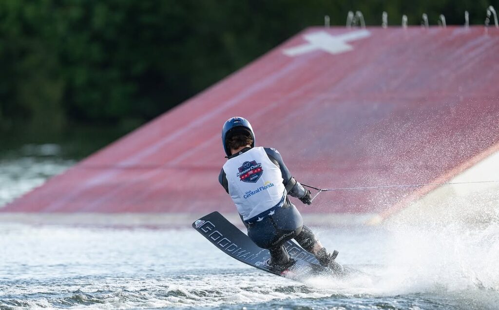 Jumping at the 2024 MasterCraft Pro