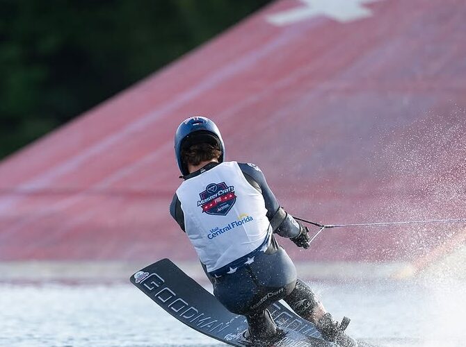 Jumping at the 2024 MasterCraft Pro