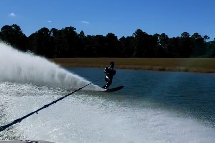 Winter returns to the water for the first time